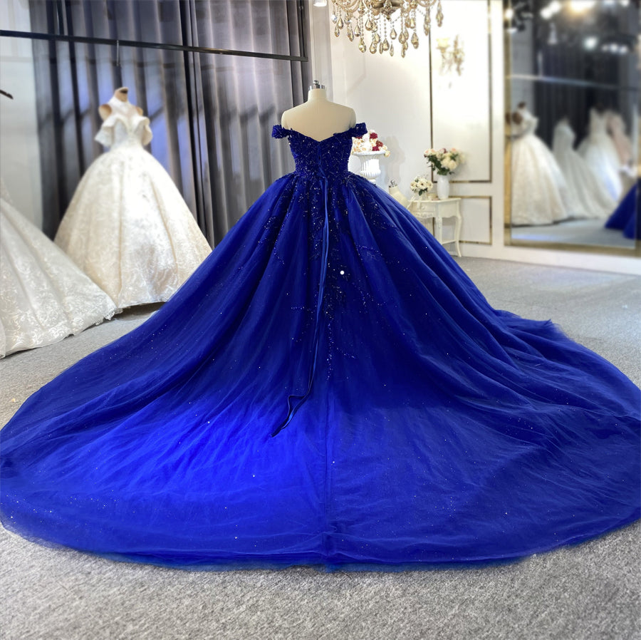 aliexpress royal blue dress NS3950 – amandanoviasdress