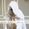 Hot Sale Satin With Lace Wedding Jacket With Hat Cape