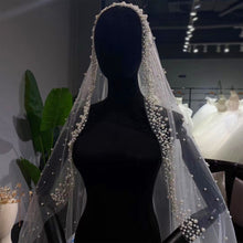  New Design Bridal Veils With Pearls